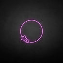 'Moon and star' neon sign - VINTAGE SIGN