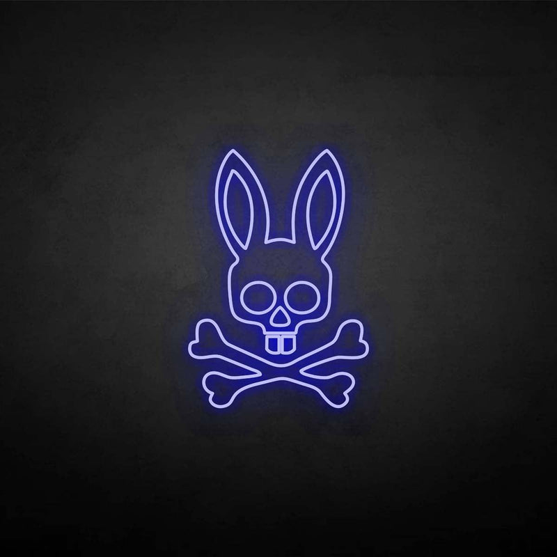 'the skeleton of the rabbit' neon sign - VINTAGE SIGN