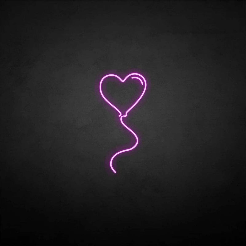'Heart balloon ' neon sign - VINTAGE SIGN