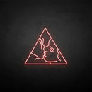 'FACE IN TRIANGLE' neon sign - VINTAGE SIGN