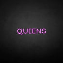 'QUEENS' neon sign - VINTAGE SIGN
