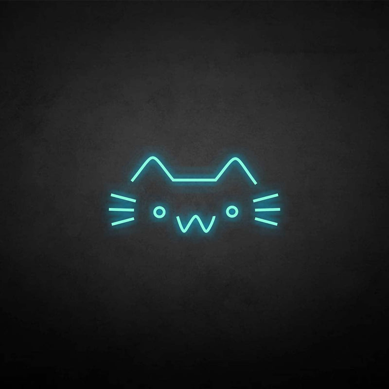 'cat' neon sign