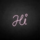 'HI' neon sign - VINTAGE SIGN