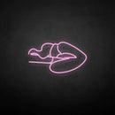 'Cigerrate and lip' neon sign - VINTAGE SIGN