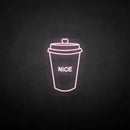 'NICE miketea' neon sign - VINTAGE SIGN