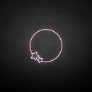 'Moon and star' neon sign - VINTAGE SIGN