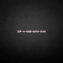 'ZIP' neon sign - VINTAGE SIGN