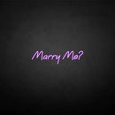 'Marry me ?' neon sign - VINTAGE SIGN