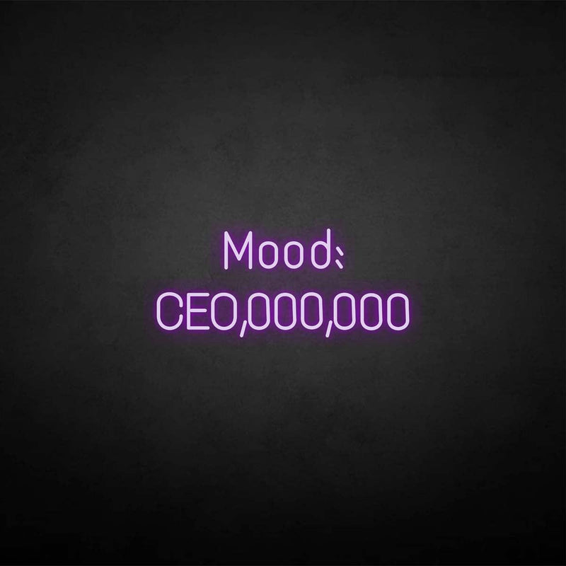 'Mood CEO' neon sign - VINTAGE SIGN