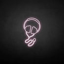 'Headset' neon sign - VINTAGE SIGN