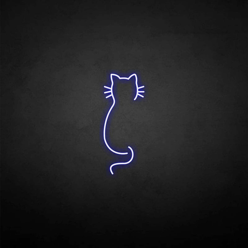'Cat back' neon sign - VINTAGE SIGN