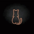 'The cat back' neon sign - VINTAGE SIGN