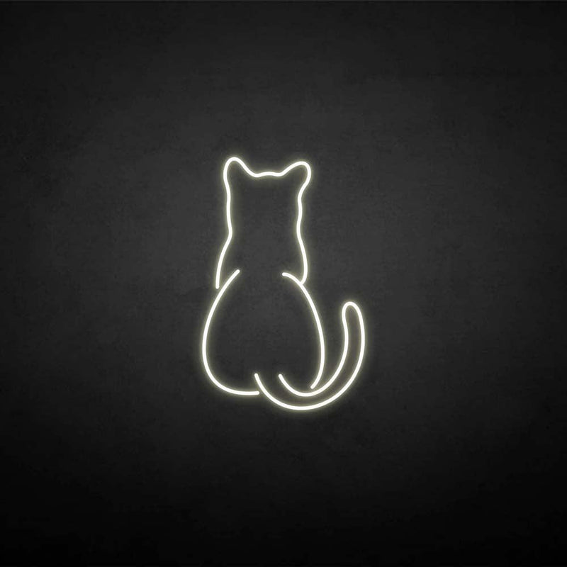 'The cat back' neon sign - VINTAGE SIGN