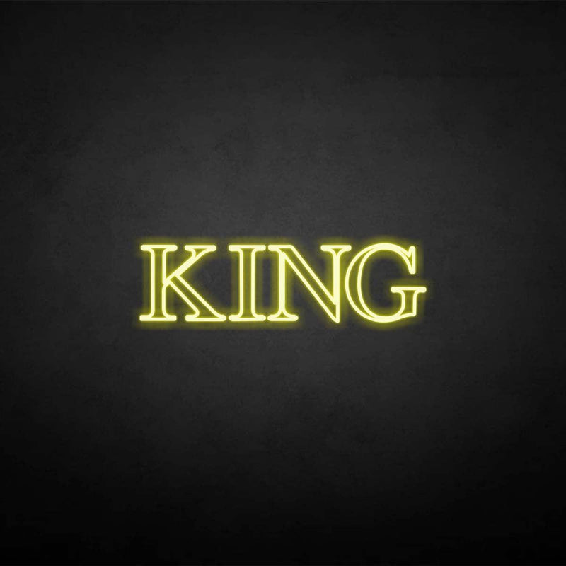 'KING' neon sign - VINTAGE SIGN