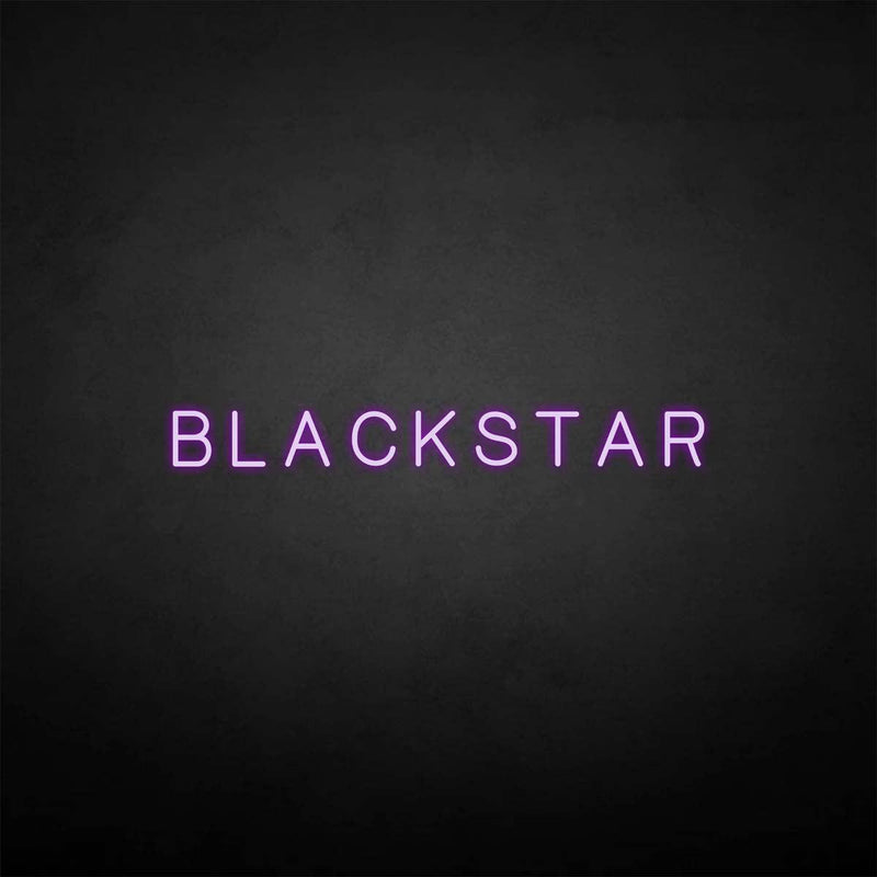 'BLACKSTAR' neon sign - VINTAGE SIGN