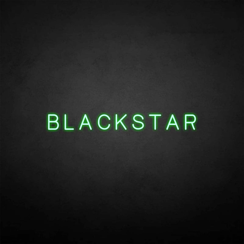 'BLACKSTAR' neon sign - VINTAGE SIGN