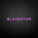 'BLACKSTAR' neon sign - VINTAGE SIGN