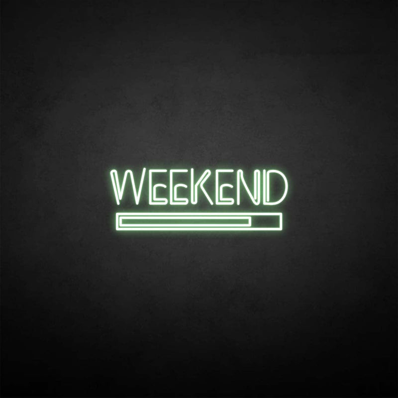 'Weekend' neon sign - VINTAGE SIGN