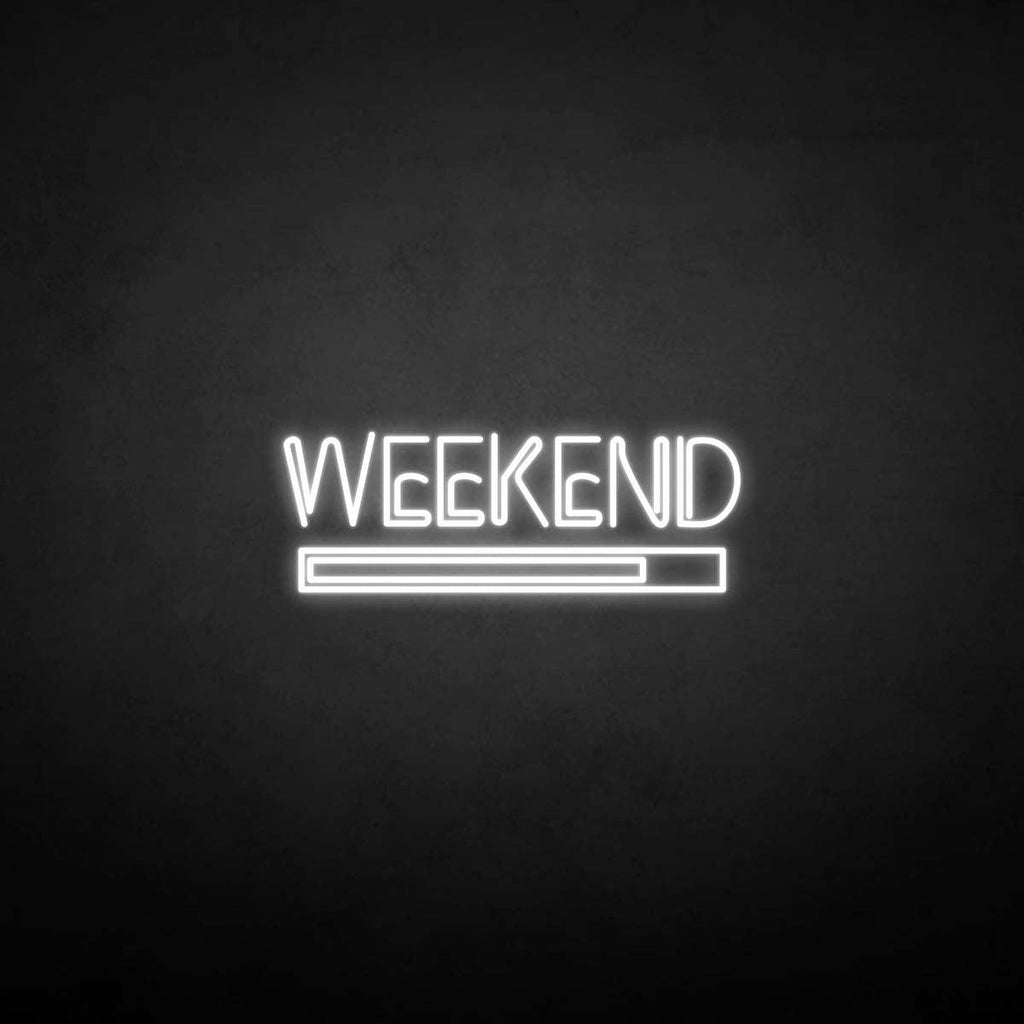 Weekend Song Sign 'Weekend' neon sign