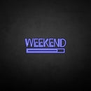 'Weekend' neon sign - VINTAGE SIGN