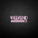 'Weekend' neon sign - VINTAGE SIGN