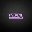 'Weekend' neon sign - VINTAGE SIGN
