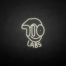 'LABS' neon sign - VINTAGE SIGN