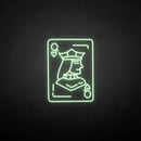 'Hearts Q' neon sign - VINTAGE SIGN