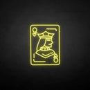 'Hearts Q' neon sign - VINTAGE SIGN