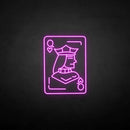 'Hearts Q' neon sign - VINTAGE SIGN