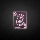 'Hearts Q' neon sign - VINTAGE SIGN