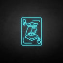 'Hearts Q' neon sign - VINTAGE SIGN