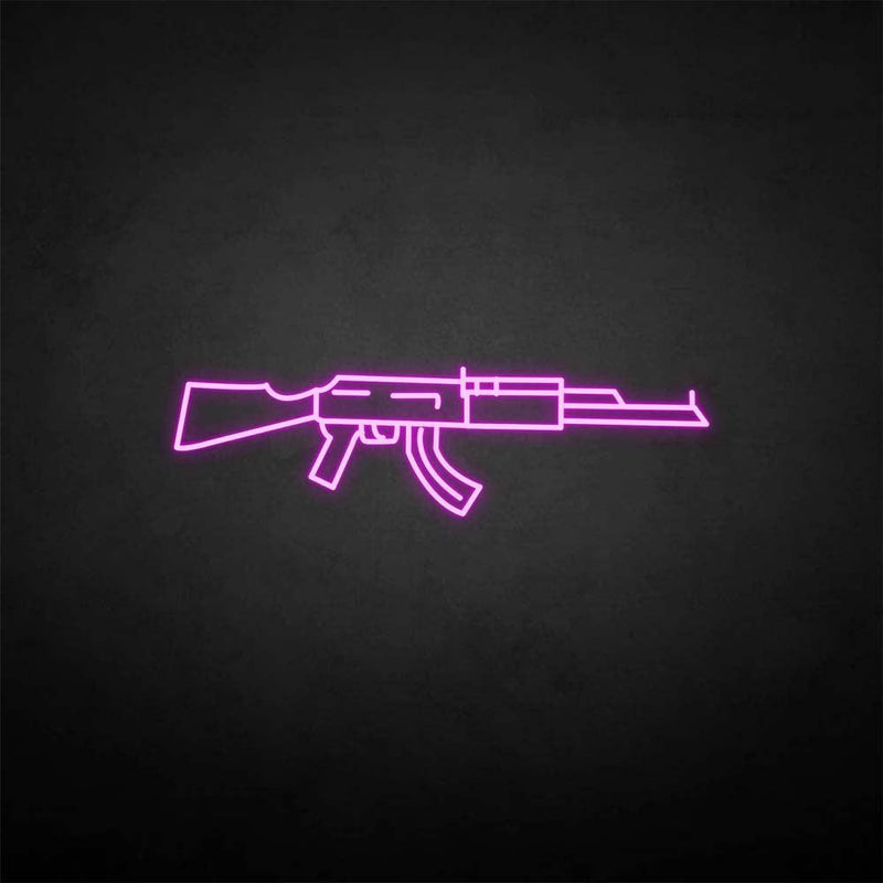 'GUN' neon sign - VINTAGE SIGN