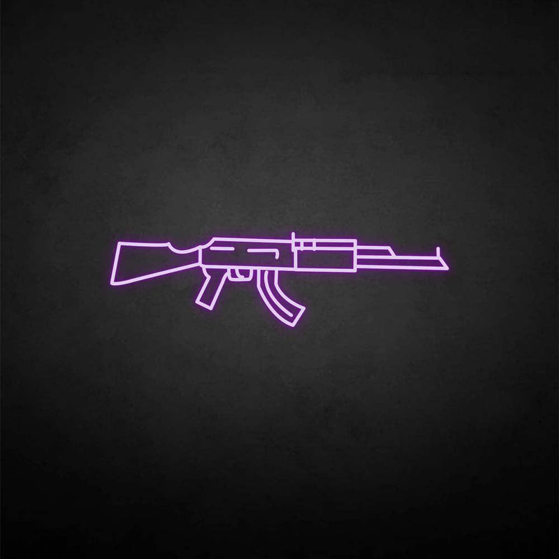 'GUN' neon sign - VINTAGE SIGN