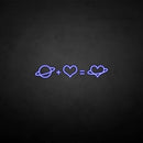 'Love equation' neon sign - VINTAGE SIGN
