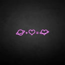 'Love equation' neon sign - VINTAGE SIGN