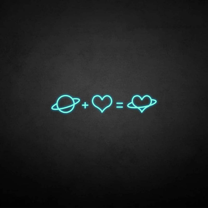 'Love equation' neon sign - VINTAGE SIGN