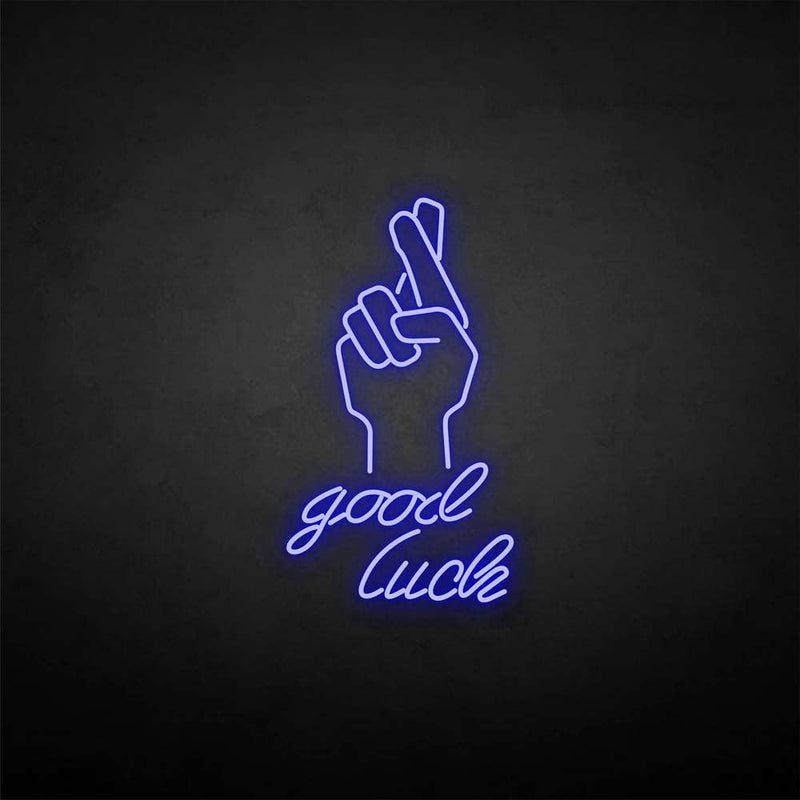 'Good-lucky' neon sign - VINTAGE SIGN