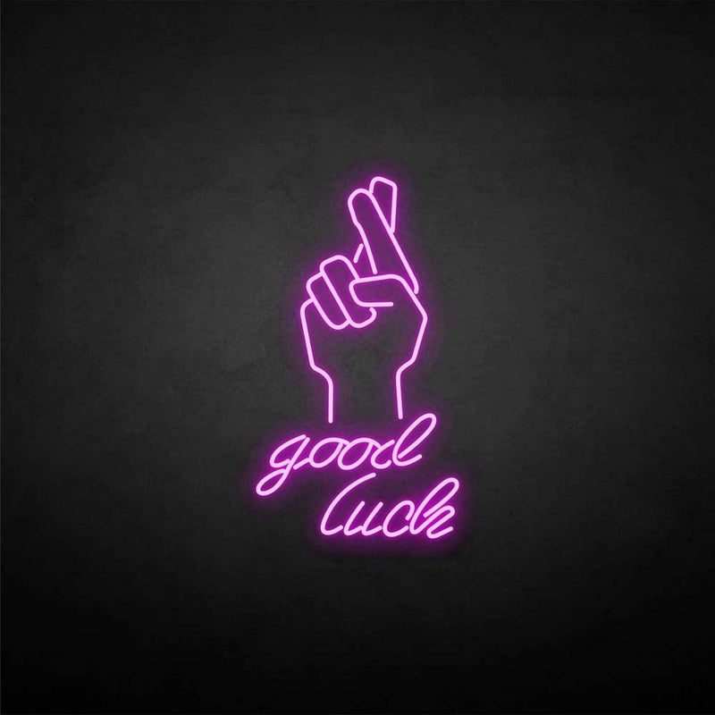 'Good-lucky' neon sign - VINTAGE SIGN