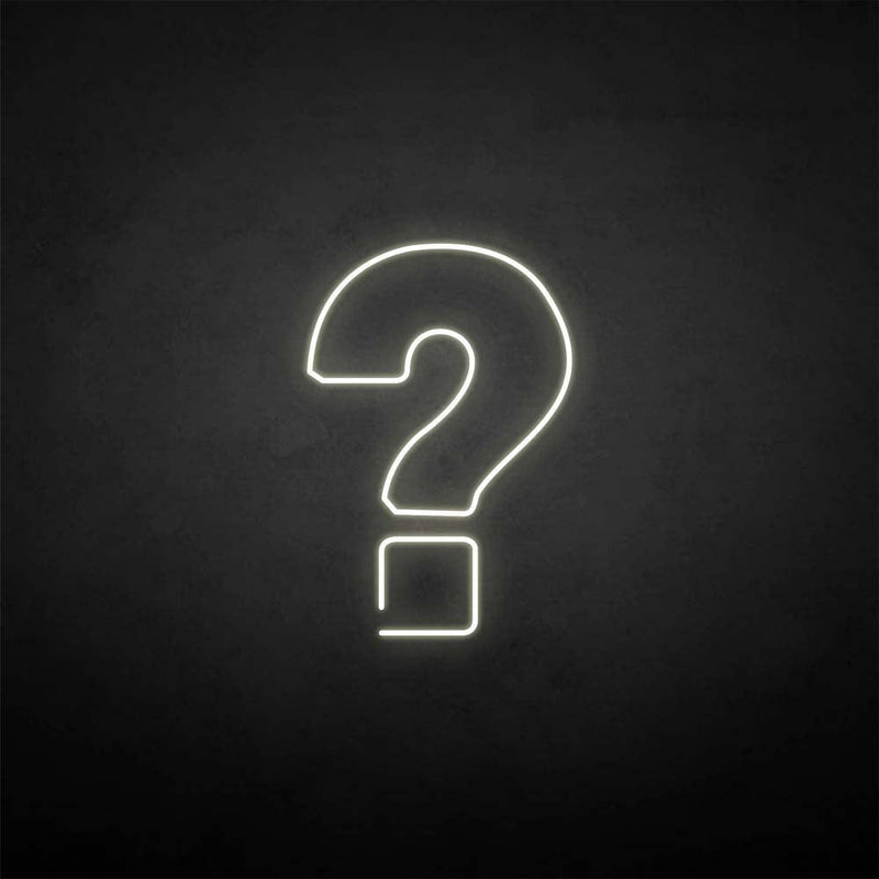 Led Question Mark 'Question mark' neon sign