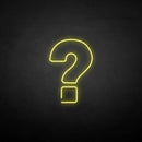 'Question mark' neon sign - VINTAGE SIGN