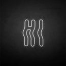 'Hi' neon sign - VINTAGE SIGN