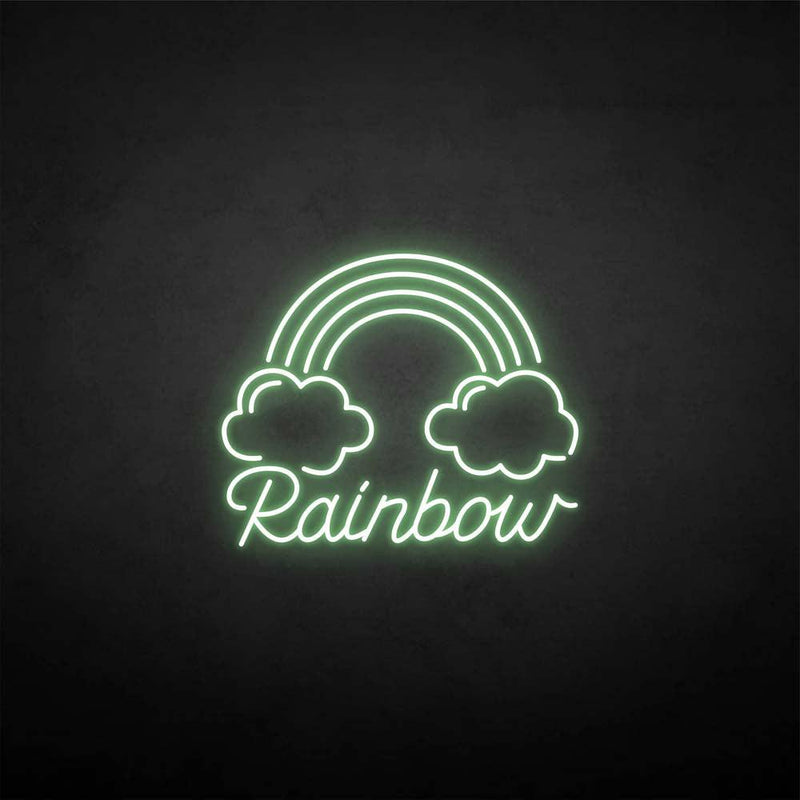 'Clouds and rainbows' neon sign - VINTAGE SIGN
