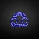 'Clouds and rainbows' neon sign - VINTAGE SIGN