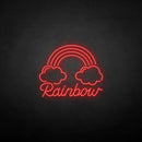 'Clouds and rainbows' neon sign - VINTAGE SIGN
