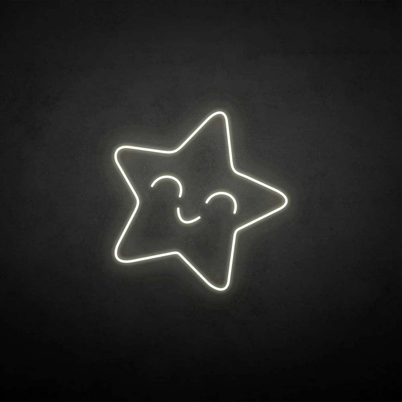 'Smile a star' neon sign - VINTAGE SIGN