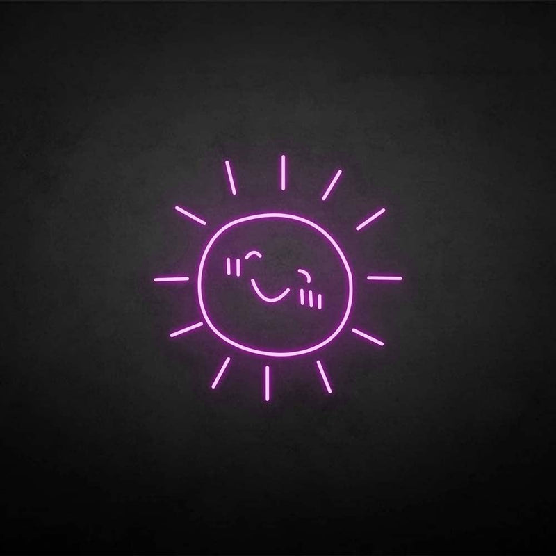 'Cute sun' neon sign - VINTAGE SIGN