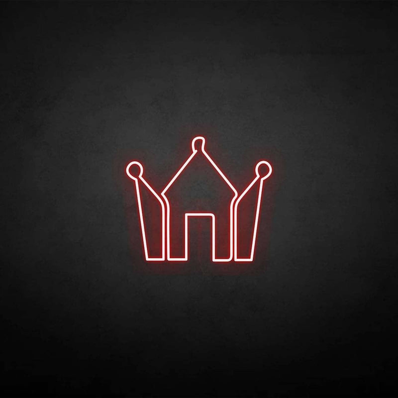 'Crown with diamond' neon sign - VINTAGE SIGN