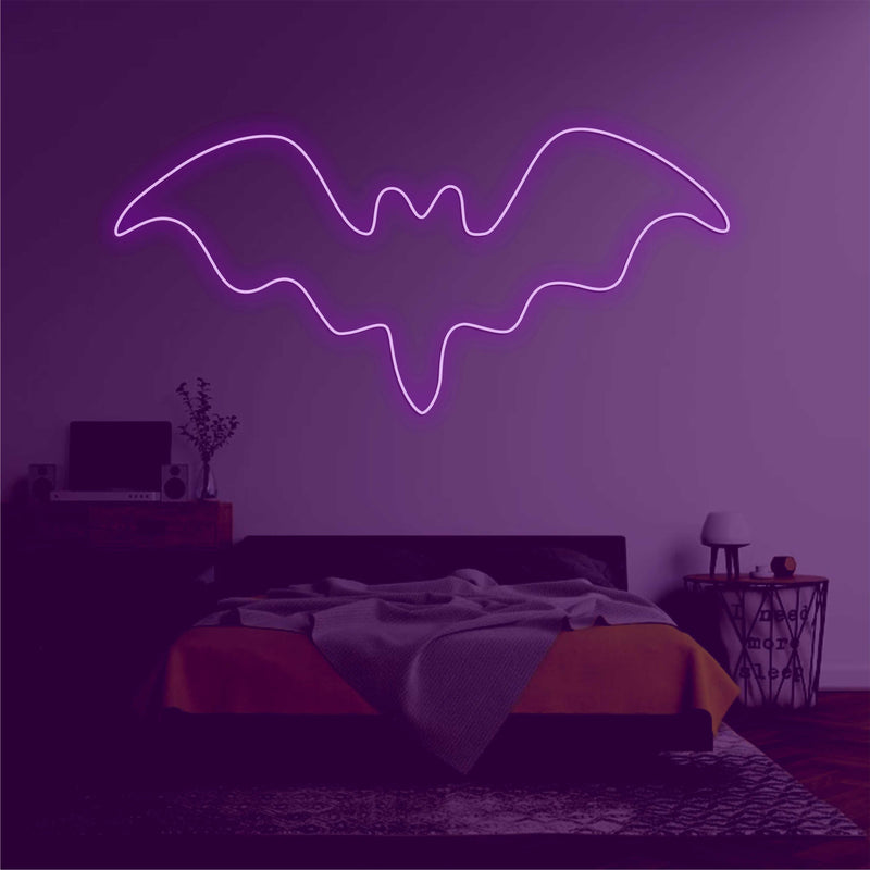 Bat' neon sign