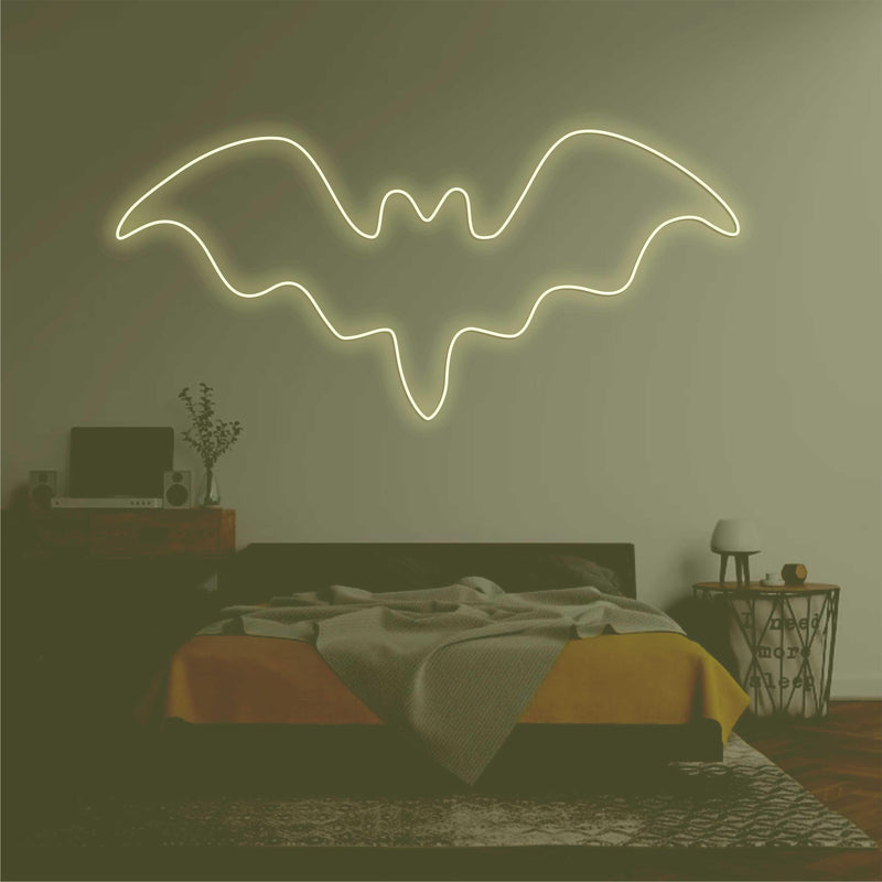 Bat' neon sign